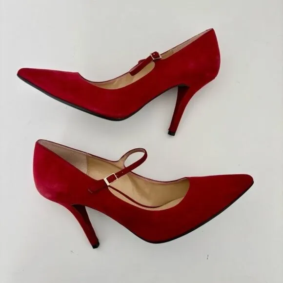Michael Kors Pump 11 Suede Mary Jane Dark Academia Preppy Chic Quiet Luxury