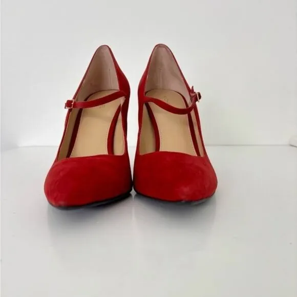 Michael Kors Pump 11 Suede Mary Jane Dark Academia Preppy Chic Quiet Luxury
