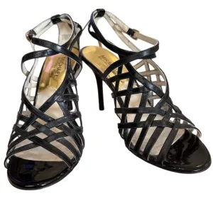 Michael Kors Women's Jessie Strappy Stiletto Heels Black Size 8.5
