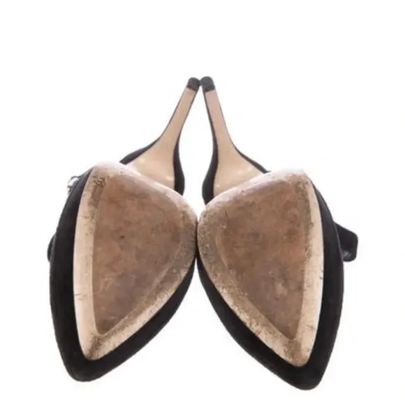 Miu Miu Shoes Pumps Strappy Suede Heeled size 9​