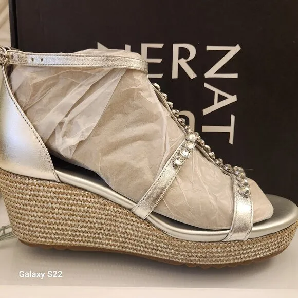 Naturalizer &quot;Serena&quot; Wedge sandals. NIB. Size 11