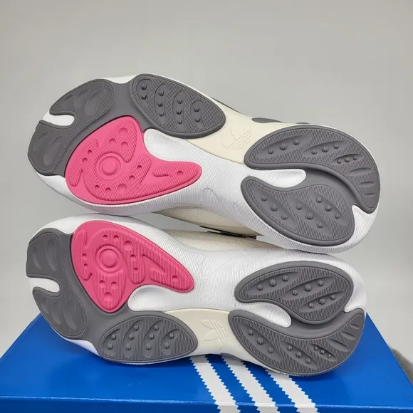 New Adidas adiFOM SLTN 'Cream Pink White' Women's Running Shoes Size 9
