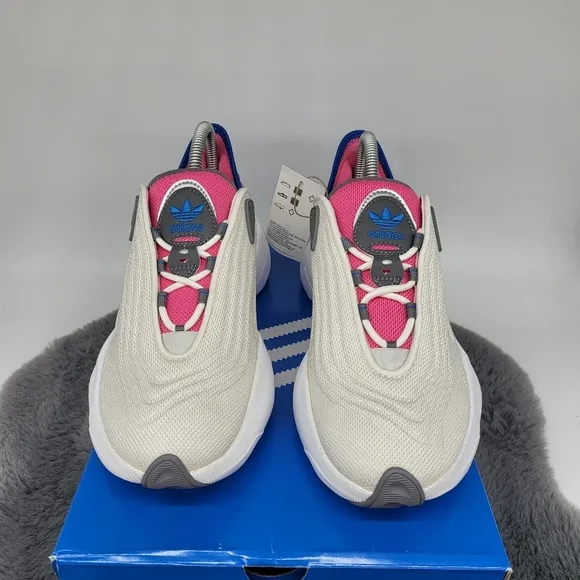 New Adidas adiFOM SLTN 'Cream Pink White' Women's Running Shoes Size 9