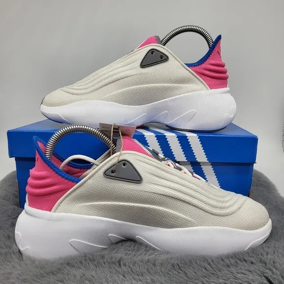New Adidas adiFOM SLTN 'Cream Pink White' Women's Running Shoes Size 9