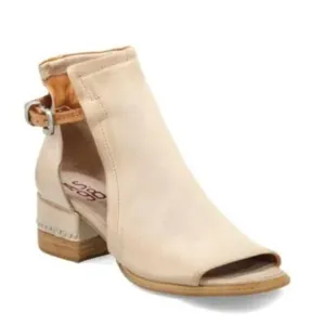New! A.S. 98 Morgan Ankle Leather Heeled Sandals Booties
