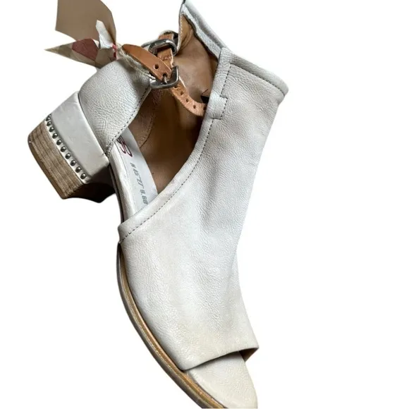 New! A.S. 98 Morgan Ankle Leather Heeled Sandals Booties