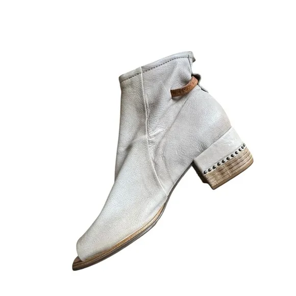New! A.S. 98 Morgan Ankle Leather Heeled Sandals Booties