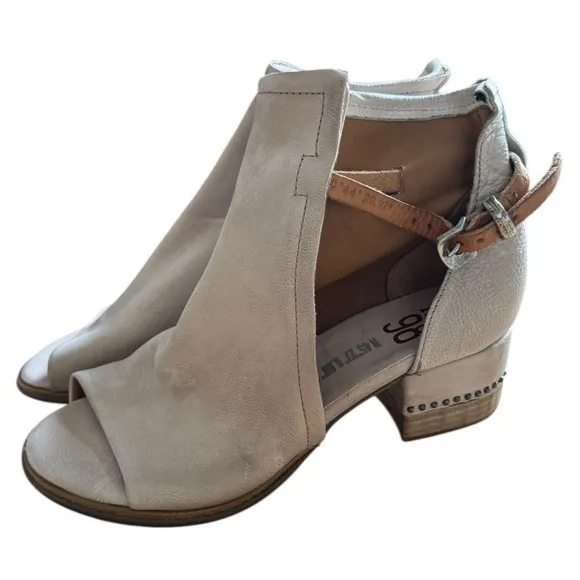 New! A.S. 98 Morgan Ankle Leather Heeled Sandals Booties