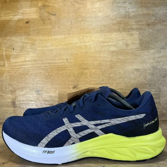 NEW Asics DYNABLAST 3 Mens Size 11.5 Running Shoes Sneakers Deep Ocean Moonrock