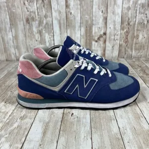 New Balance 574 Navy Natural Pink ML574GD2‎ Men Size 10
