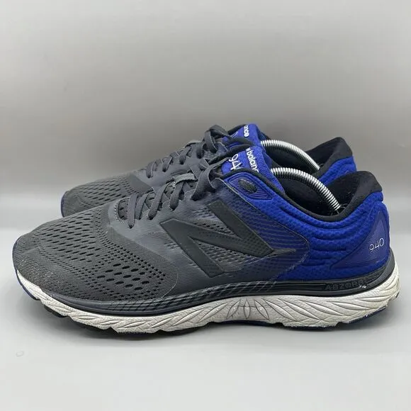New Balance 940v4 Men Size 12 D Shoes Gray Blue Low Top Running Comfort Sneakers