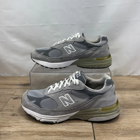 New Balance 993 Made In USA Gray/White Men Sneakers MR993GL - SZ 11 2E