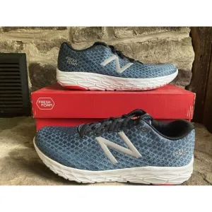 New Balance Fresh Foam Beacon Blue White Running Shoes Men Size 11.5 New