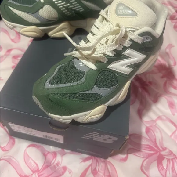 New Balance Green Beige Shoes