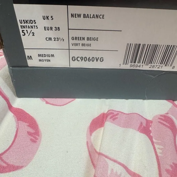 New Balance Green Beige Shoes