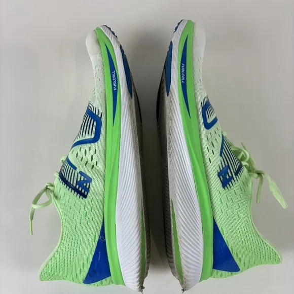 New Balance Men 11.5 D FuelCell SuperComp Pacer Running Shoes in White/Vibrant