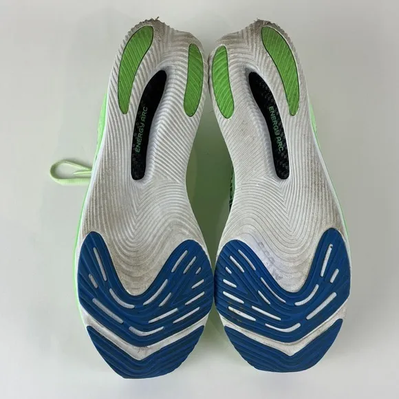 New Balance Men 11.5 D FuelCell SuperComp Pacer Running Shoes in White/Vibrant