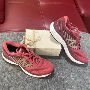 New Balance women Red Running Shoes