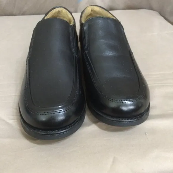 NEW Boys Kids Florsheim Shoes Slip On Loafer Dress Formal Shoe Black 5 ½