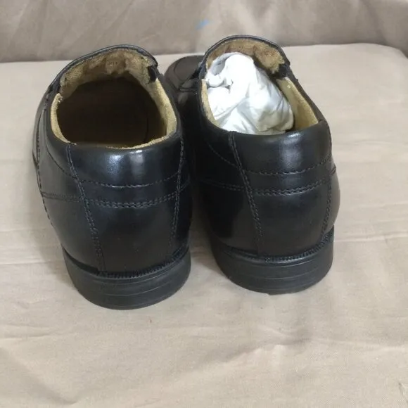 NEW Boys Kids Florsheim Shoes Slip On Loafer Dress Formal Shoe Black 5 ½
