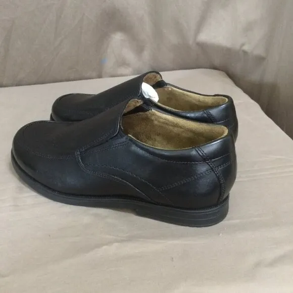 NEW Boys Kids Florsheim Shoes Slip On Loafer Dress Formal Shoe Black 5 ½