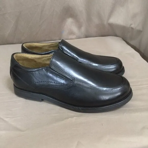 NEW Boys Kids Florsheim Shoes Slip On Loafer Dress Formal Shoe Black 5 ½