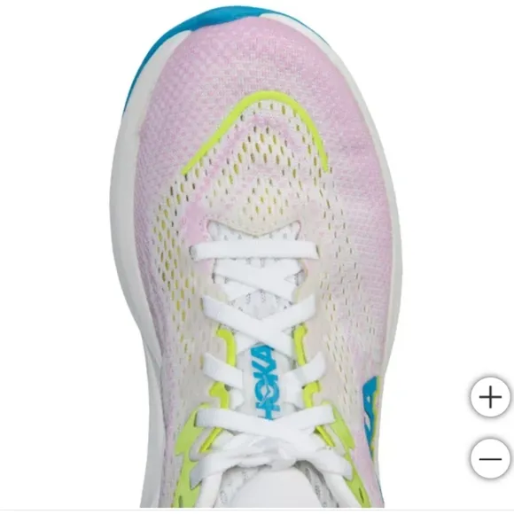 New!! HOKA Women's Girls Running Shoes Rincon 4 Shoes - Frost/Pink Size 8.5 NIB!