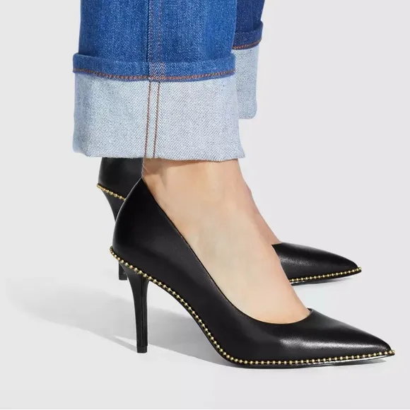New in Box Coach Women’s Waverly Beadchain Pointed Toe Pump