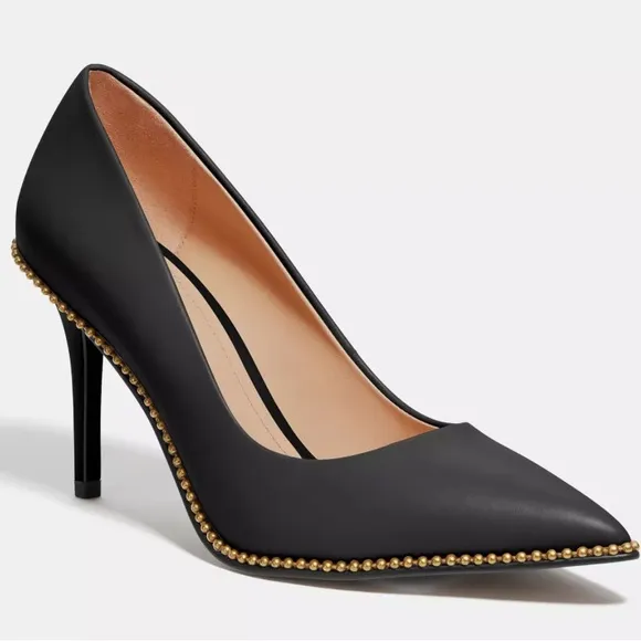 New in Box Coach Women’s Waverly Beadchain Pointed Toe Pump