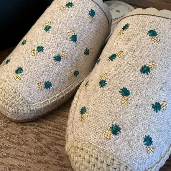 NEW!! Kate Spade Rosie Pineapple Flats -Size 8 /8.5