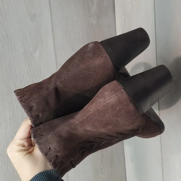 NEW Matisse Womens Stellah Suede Ankle Heels Booties shoes sz 10M