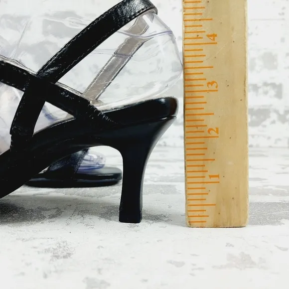 NEW Naturalizer Skylar Black Summer Evening Heeled Sandals O317
