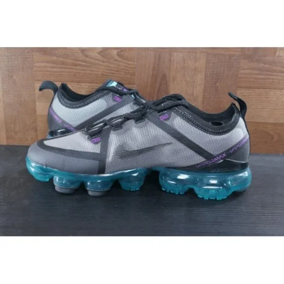 New Nike Air VaporMax 2019 Thunder Grey Shoes GS AJ2616-012 Sz 4Y / Women Sz 5.5