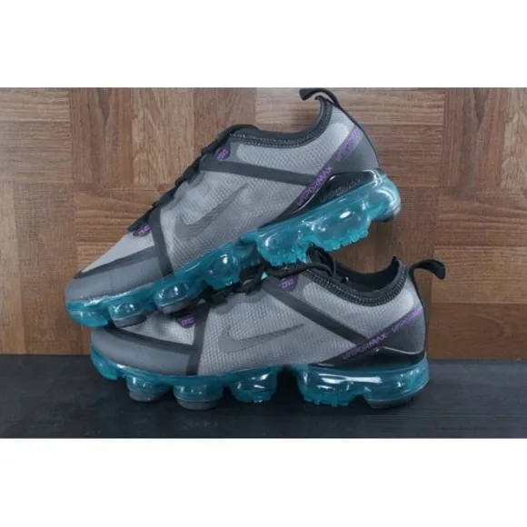 New Nike Air VaporMax 2019 Thunder Grey Shoes GS AJ2616-012 Sz 4Y / Women Sz 5.5