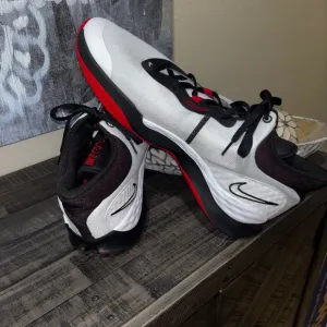 NEW Nike Renew Elevate III 3 Sz 18 Basketball Shoes White Black Gym Red DD9304