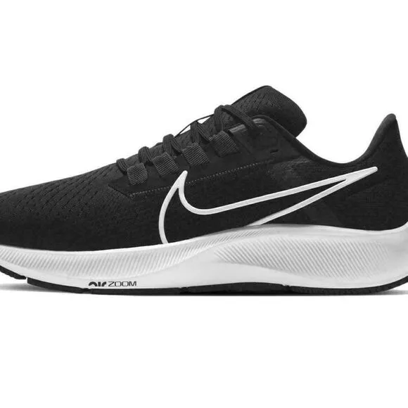 NEW Nike WMNS Air Zoom Pegasus 38 CW7358-002 Women Running Shoes Black/White 7