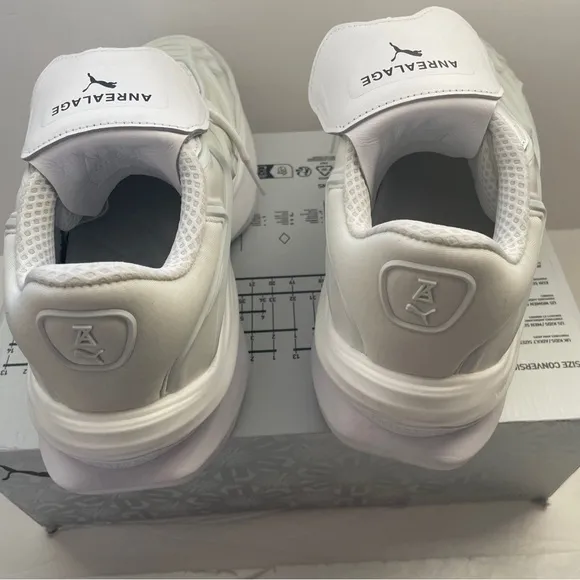 New Puma Anrealage Variant Nitro Mens 10.5  White Sneakers Casual Shoes 38768001