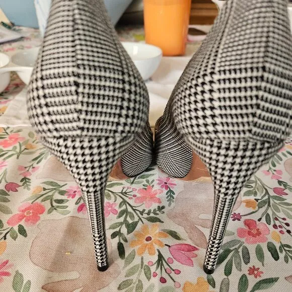 New Ralph Lauren Celia Glen Plaid Pumps