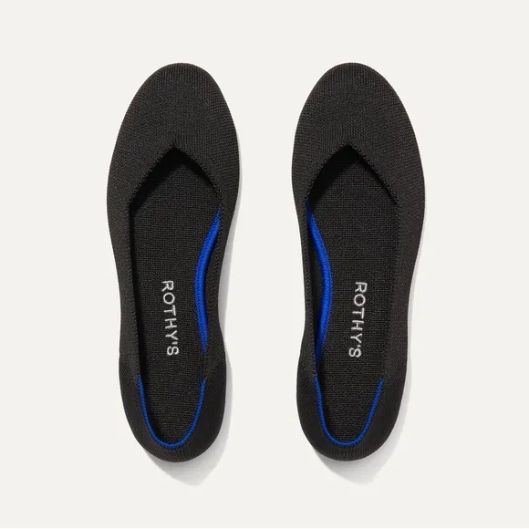 NEW ROTHY’s FLATs in Black size 7.5