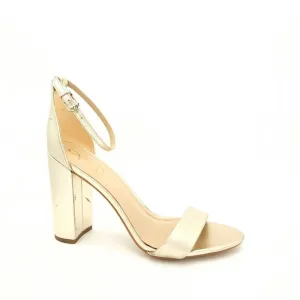 NEW Sam Edelman Yaro Sandals Womens 10 Shimmer Gold Glamourous Elegant