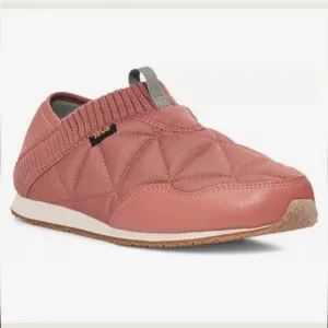 NEW Teva ReEmber Moccasin Slip On Quilted Shoes Salmon Pink Size 10