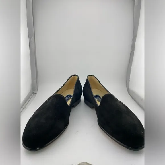 New With Box Vintage Men’s Cole Haan Bragano Black Suede Shoes - 8​​​​​