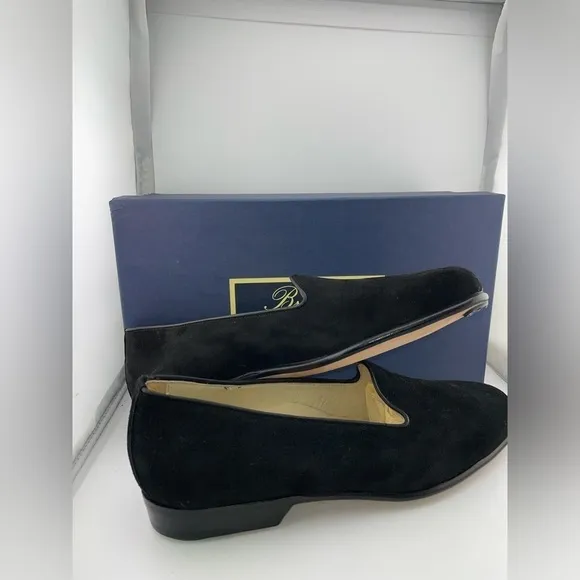 New With Box Vintage Men’s Cole Haan Bragano Black Suede Shoes - 8​​​​​