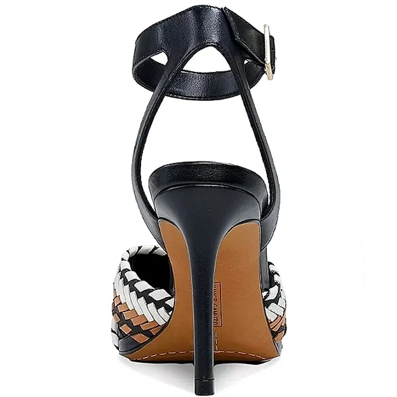 New w/o Box Vince Camuto Ambrinna Leather Ankle Strap Stiletto Dress Sandals