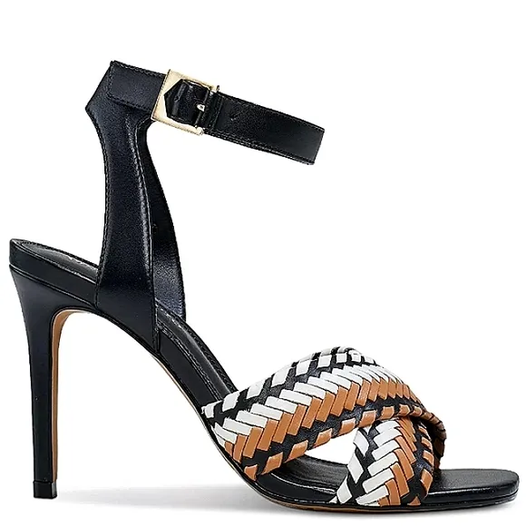 New w/o Box Vince Camuto Ambrinna Leather Ankle Strap Stiletto Dress Sandals