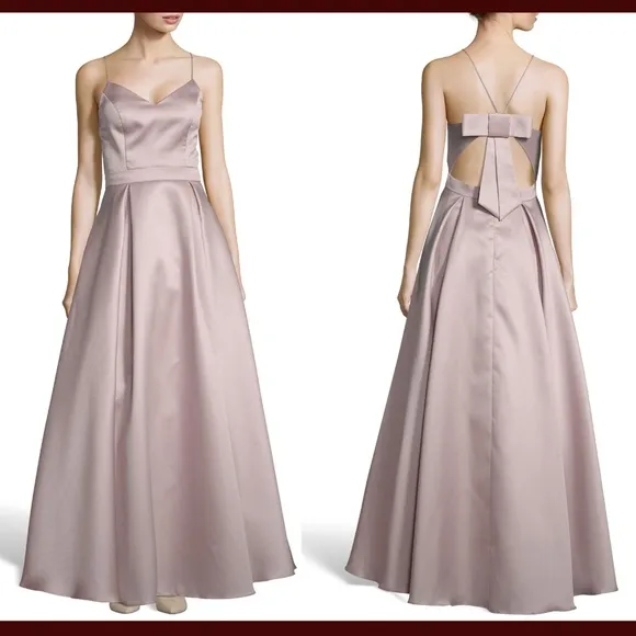 NEW Xscape Mikado Evening Dress‎ Gown in Pink [SZ 12 ]