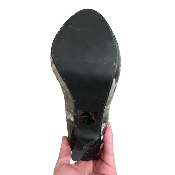 Nightmare Before Christmas Heels (Jack Skellington Pumps) US Size 8 UK 6 Custom