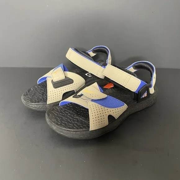 Nike ACG Deschutz Size 5.5 W Khaki Blue Orange Outdoor Sandals Shoes CT3303-200