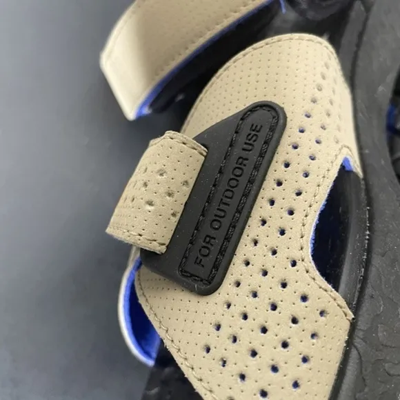Nike ACG Deschutz Size 5.5 W Khaki Blue Orange Outdoor Sandals Shoes CT3303-200