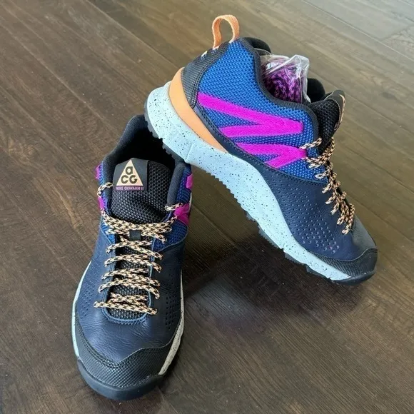 Nike Acg Okwahn II Obsidian Orange Sneaker Size 8 Women